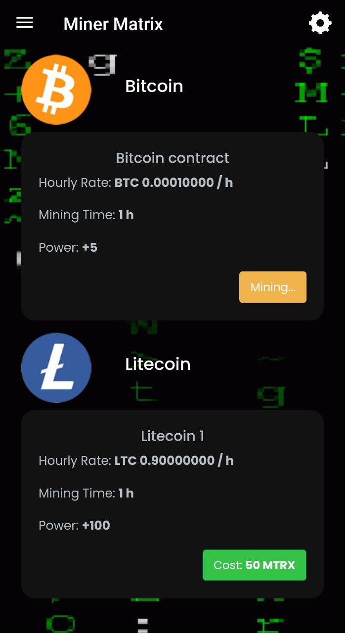 Miner Matrix Screenshot 3